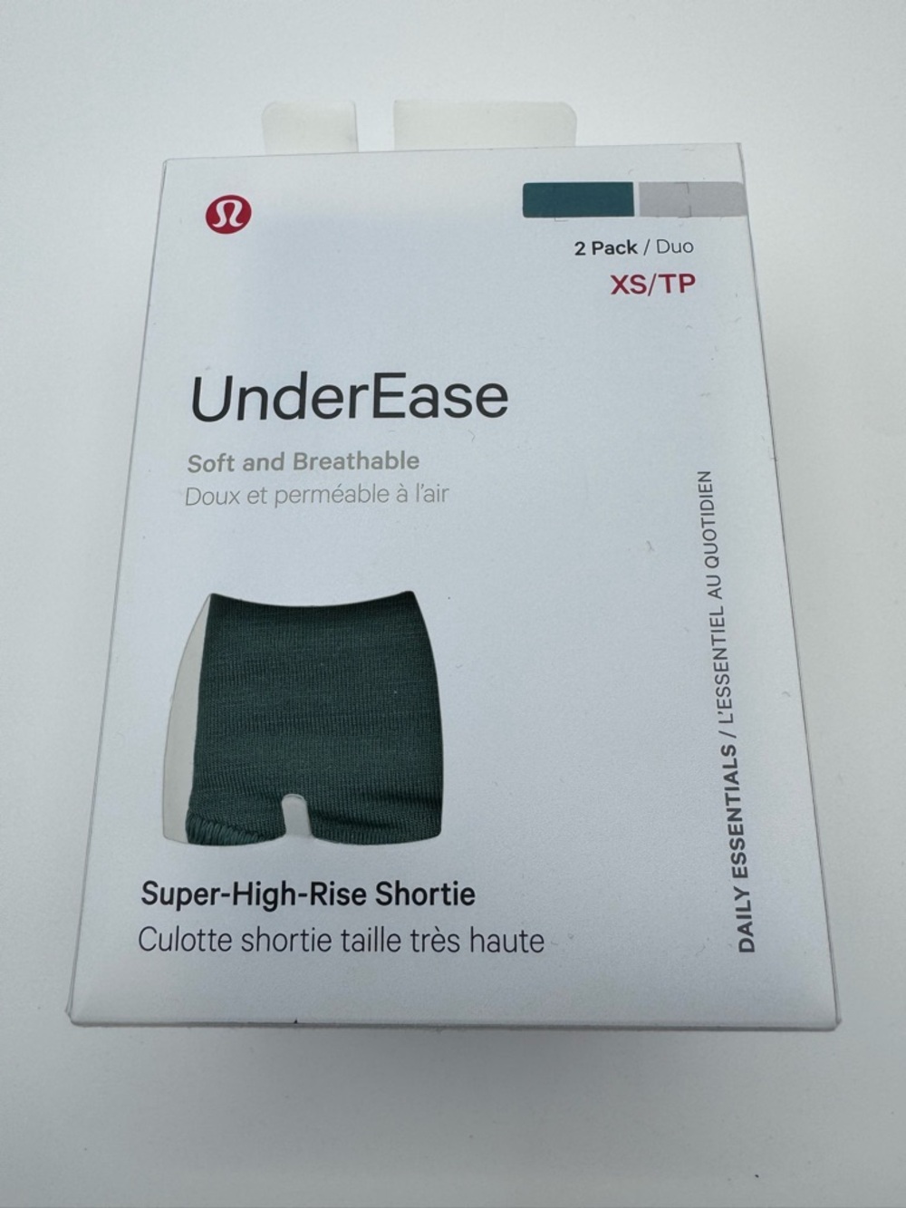 Lululemon UnderEase Super-High-Rise Shortie, 2 pack